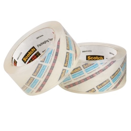 3M 2'' x 55 yds. Crystal Clear 3M 3850 Tape, 12PK BUY00023202